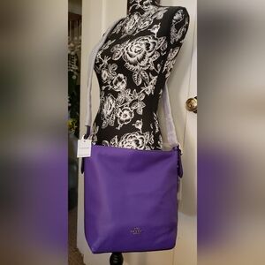 BRAND NEW! COACH Rare color purple crossbody bag